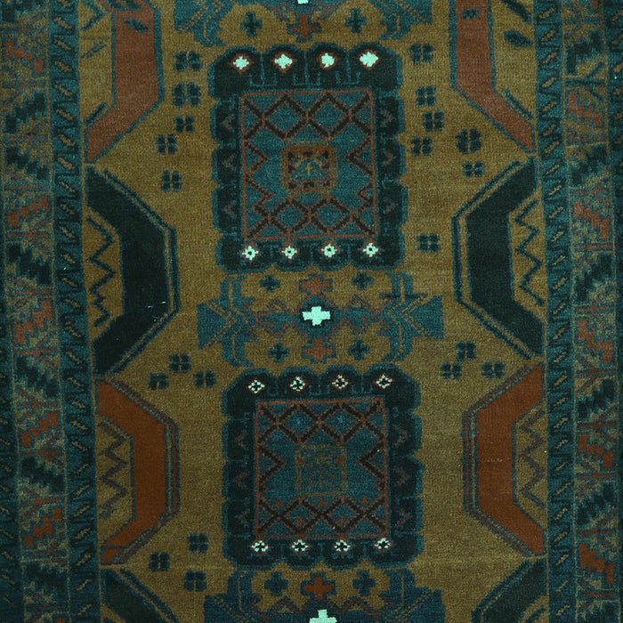 Machine Washable Persian Turquoise Traditional Area Rugs, wshtr2348turq