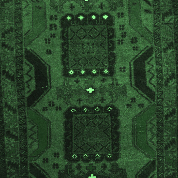 Machine Washable Persian Emerald Green Traditional Area Rugs, wshtr2348emgrn