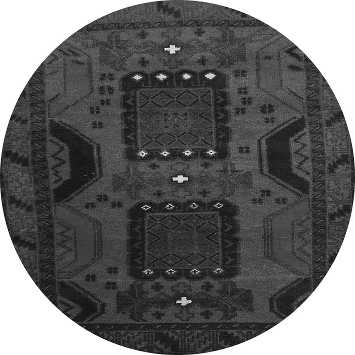 Square Persian Gray Traditional Rug, tr2348gry