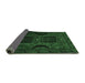Sideview of Persian Emerald Green Traditional Rug, tr2348emgrn