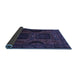 Sideview of Persian Blue Traditional Rug, tr2348blu