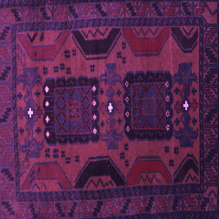 Square Machine Washable Persian Purple Traditional Area Rugs, wshtr2348pur