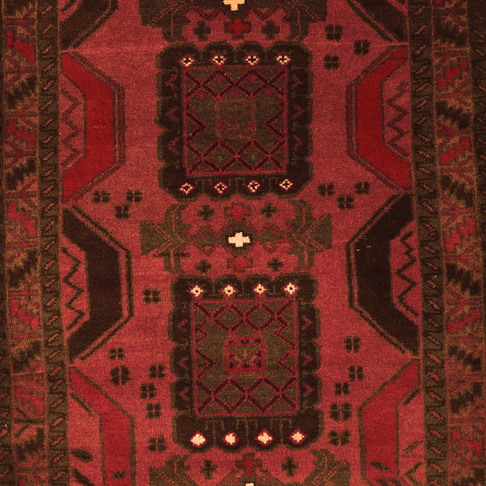 Serging Thickness of Machine Washable Persian Orange Traditional Area Rugs, wshtr2348org