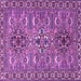 Square Persian Purple Traditional Rug, tr2349pur