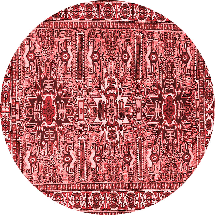 Machine Washable Persian Red Traditional Rug, wshtr2349red