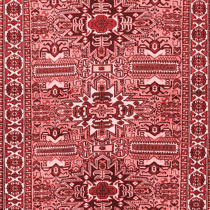 Machine Washable Persian Red Traditional Rug, wshtr2349red