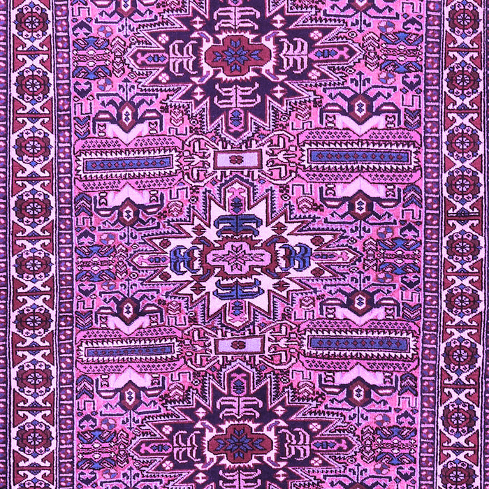 Machine Washable Persian Purple Traditional Area Rugs, wshtr2349pur