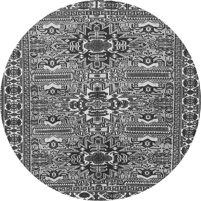 Square Persian Gray Traditional Rug, tr2349gry