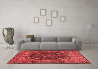 Machine Washable Persian Red Traditional Rug, wshtr234red