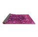 Sideview of Persian Pink Traditional Rug, tr234pnk