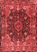 Persian Red Traditional Area Rugs