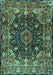 Persian Turquoise Traditional Rug, tr234turq