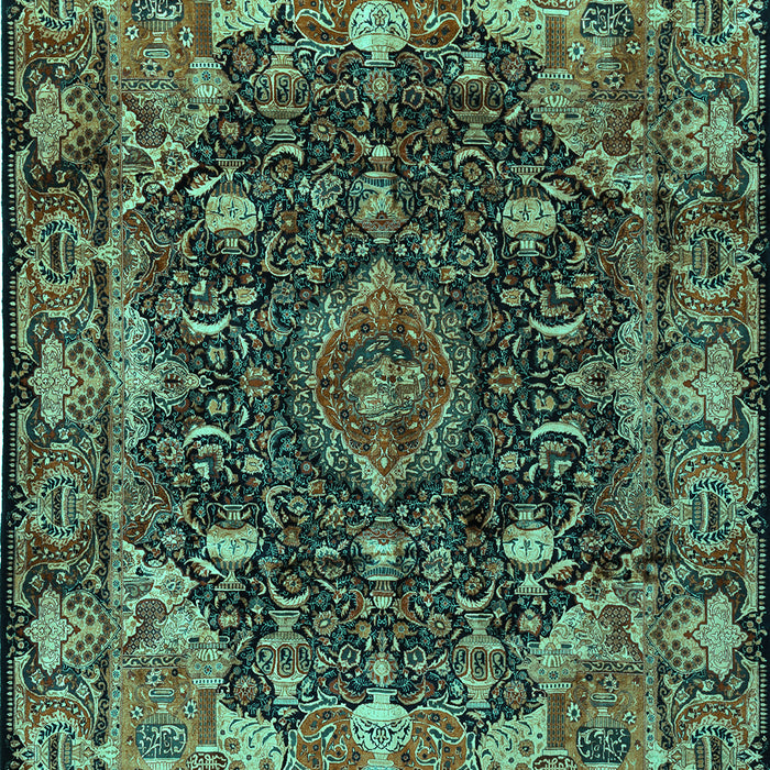 Persian Turquoise Traditional Rug, tr234turq