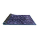 Sideview of Persian Blue Traditional Rug, tr234blu