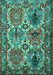 Persian Turquoise Traditional Rug, tr2350turq