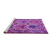 Sideview of Machine Washable Persian Purple Traditional Area Rugs, wshtr2350pur