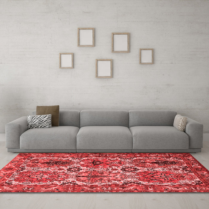 Traditional Red Washable Rugs