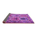 Sideview of Persian Purple Traditional Rug, tr2350pur