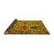 Sideview of Persian Yellow Traditional Rug, tr2350yw