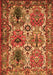 Persian Orange Traditional Rug, tr2350org