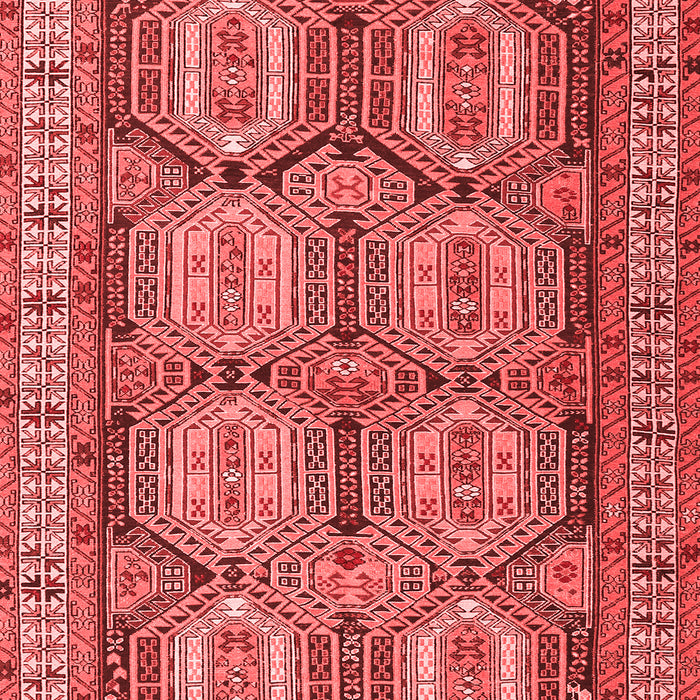 Machine Washable Persian Red Traditional Rug, wshtr2351red
