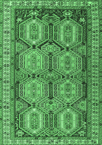 Persian Emerald Green Traditional Rug, tr2351emgrn
