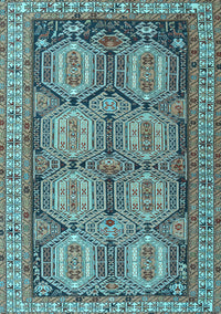 Persian Light Blue Traditional Rug, tr2351lblu