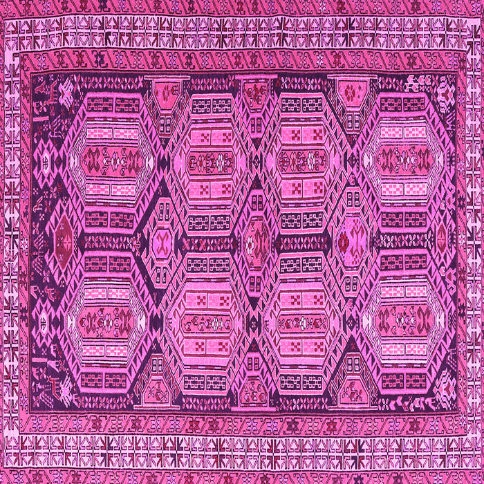 Square Persian Pink Traditional Rug, tr2351pnk