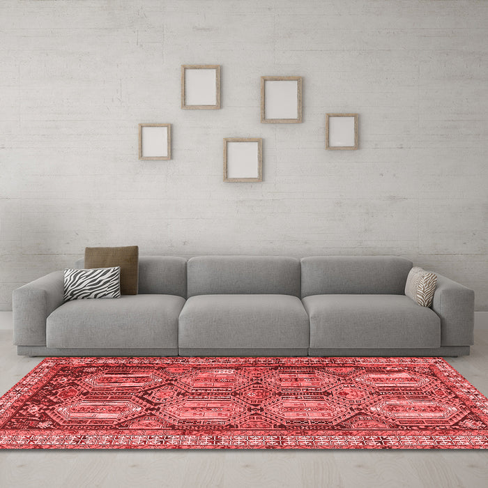 Traditional Red Washable Rugs
