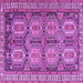 Square Persian Purple Traditional Rug, tr2351pur