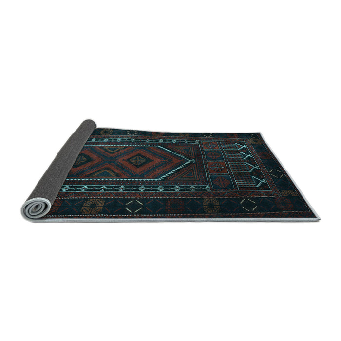 Sideview of Persian Light Blue Traditional Rug, tr2352lblu