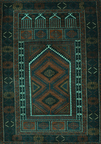 Persian Turquoise Traditional Rug, tr2352turq
