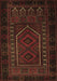 Machine Washable Persian Brown Traditional Rug, wshtr2352brn