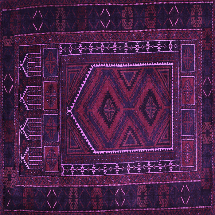 Square Persian Purple Traditional Rug, tr2352pur