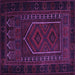 Square Persian Purple Traditional Rug, tr2352pur
