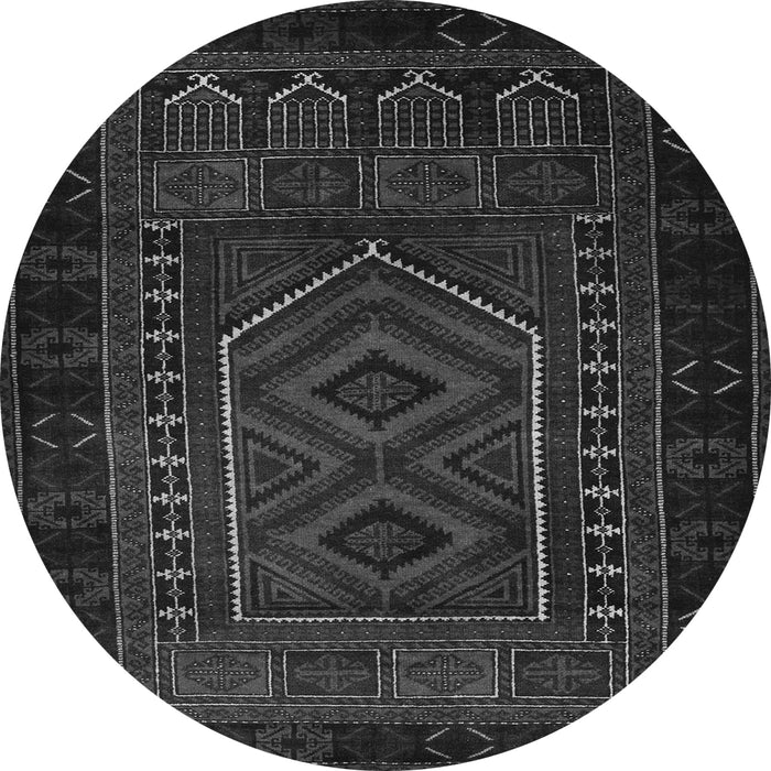 Machine Washable Persian Gray Traditional Rug, wshtr2352gry