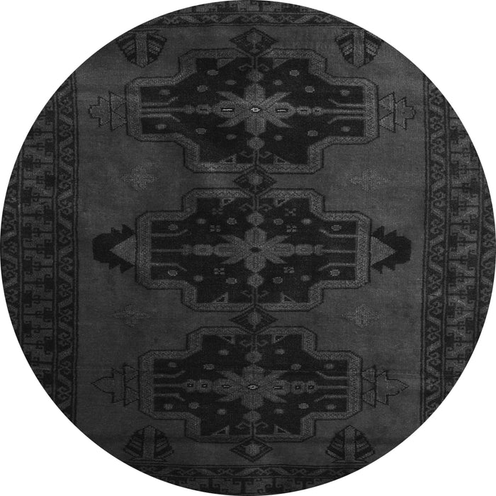 Machine Washable Persian Gray Traditional Rug, wshtr2353gry