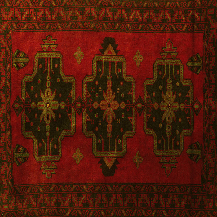 Square Persian Yellow Traditional Rug, tr2353yw