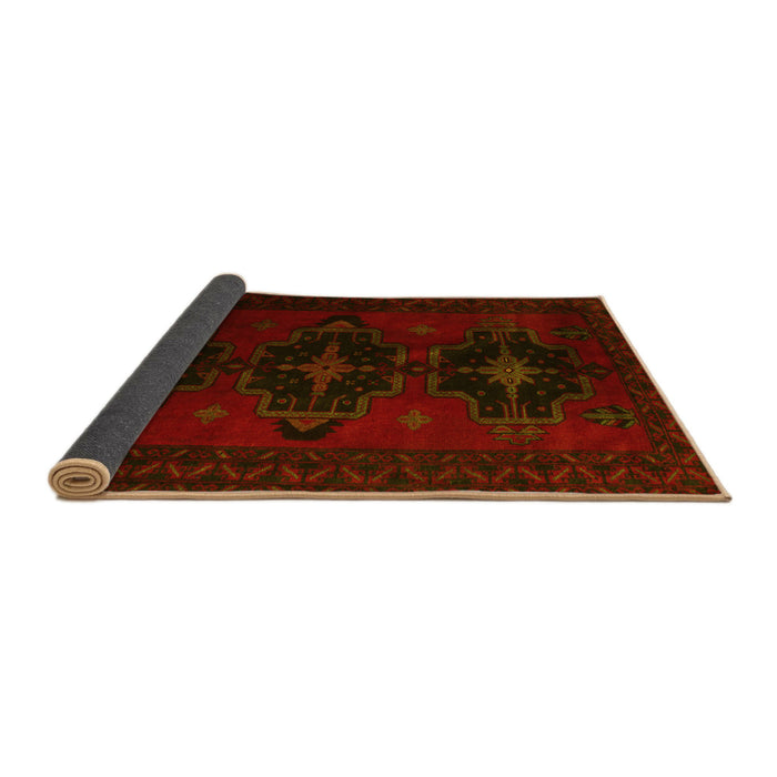 Sideview of Persian Yellow Traditional Rug, tr2353yw