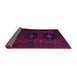 Sideview of Persian Purple Traditional Rug, tr2353pur