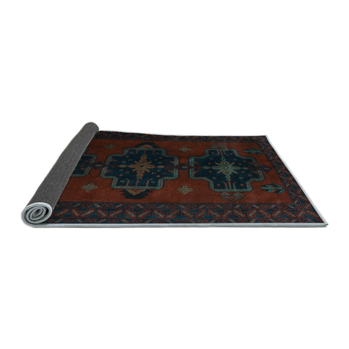 Sideview of Persian Light Blue Traditional Rug, tr2353lblu