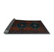 Sideview of Persian Light Blue Traditional Rug, tr2353lblu