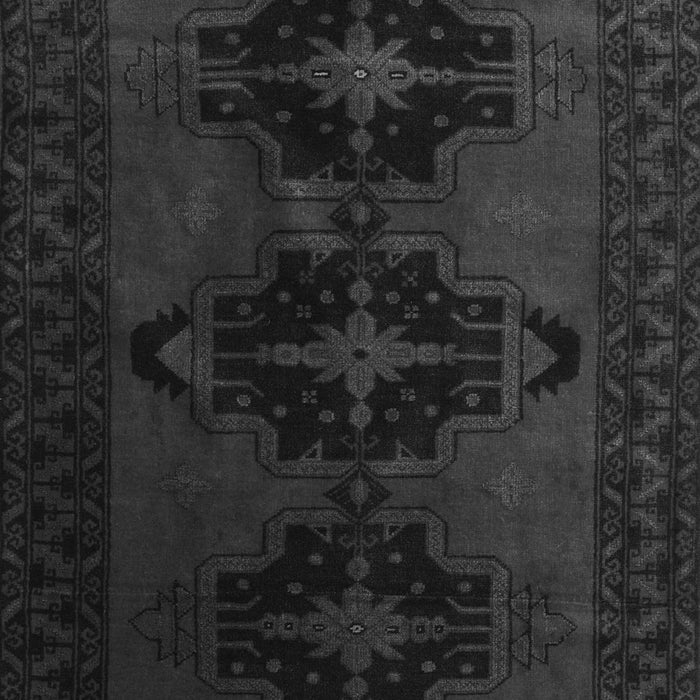 Serging Thickness of Machine Washable Persian Gray Traditional Rug, wshtr2353gry