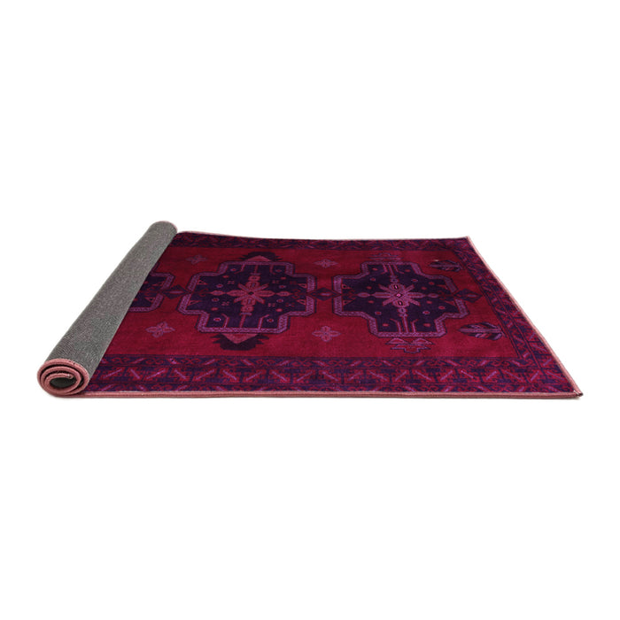 Sideview of Persian Pink Traditional Rug, tr2353pnk