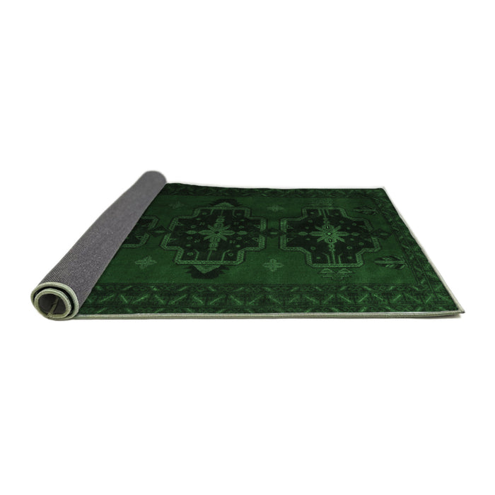 Sideview of Persian Emerald Green Traditional Rug, tr2353emgrn