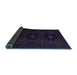 Sideview of Persian Blue Traditional Rug, tr2353blu