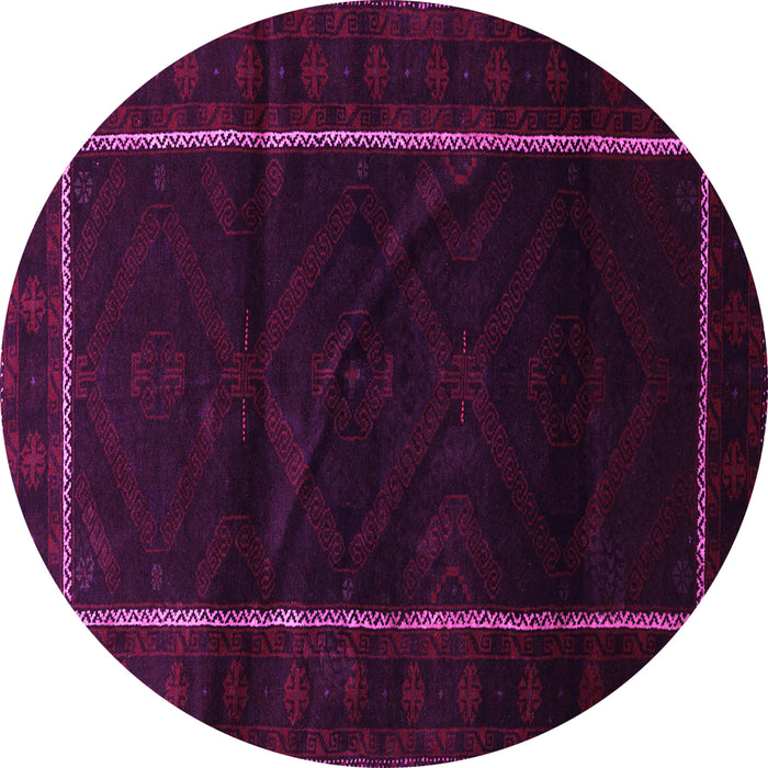 Round Persian Pink Traditional Rug, tr2354pnk