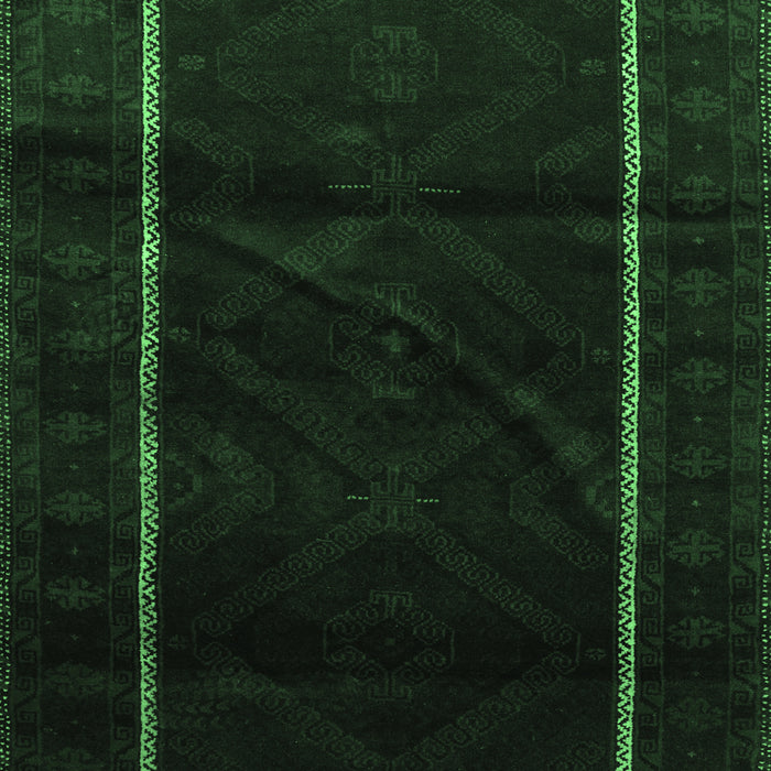 Machine Washable Persian Emerald Green Traditional Area Rugs, wshtr2354emgrn