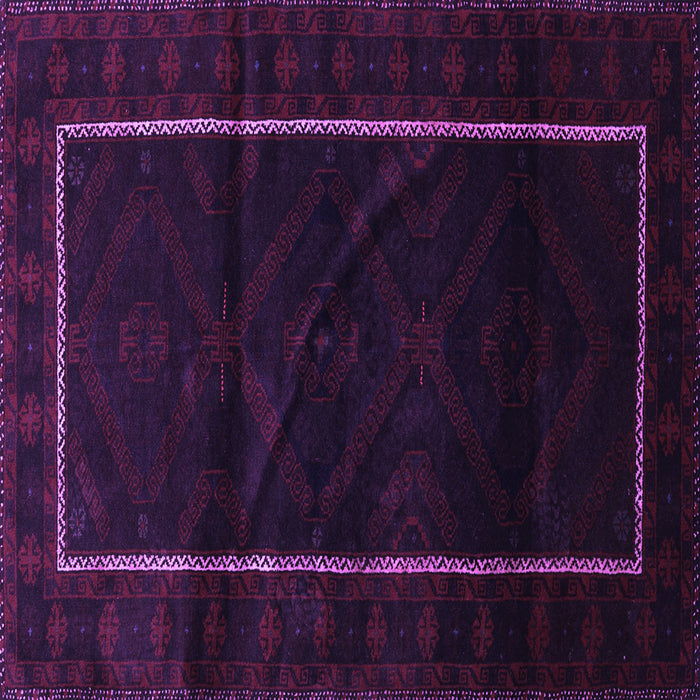 Square Persian Purple Traditional Rug, tr2354pur