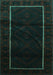 Persian Turquoise Traditional Rug, tr2354turq
